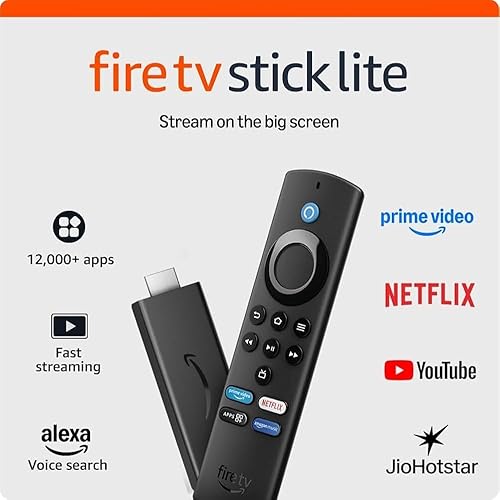 Amazon Fire TV Stick Lite with Alexa Voice Remote Lite