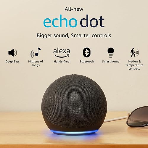 Echo Dot (5th Gen) Smart speaker with Alexa - Black