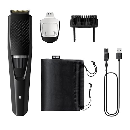 Philips Pro Beard Trimmer and Styler - Titanium Blades, 20 Length Settings - BT3441/30