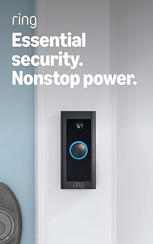 Ring Video Doorbell Wired by Amazon - 1080p HD Video, Advanced Motion Detection